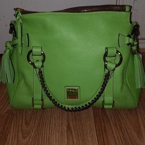 Dooney & Bourke Small Satchel Apple Green New